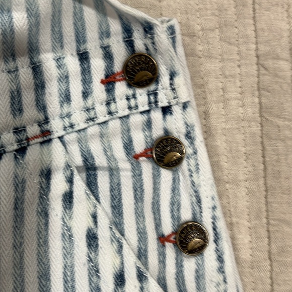 Faherty NWT Topsail railroad overalls. Size Small - Picture 9 of 9